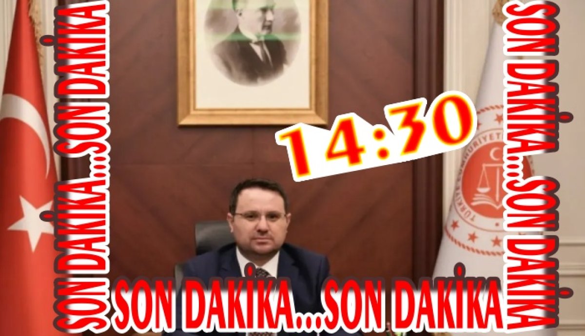 TÜRKİYE SAAT 14:30 'A KİLİTLENDİ 