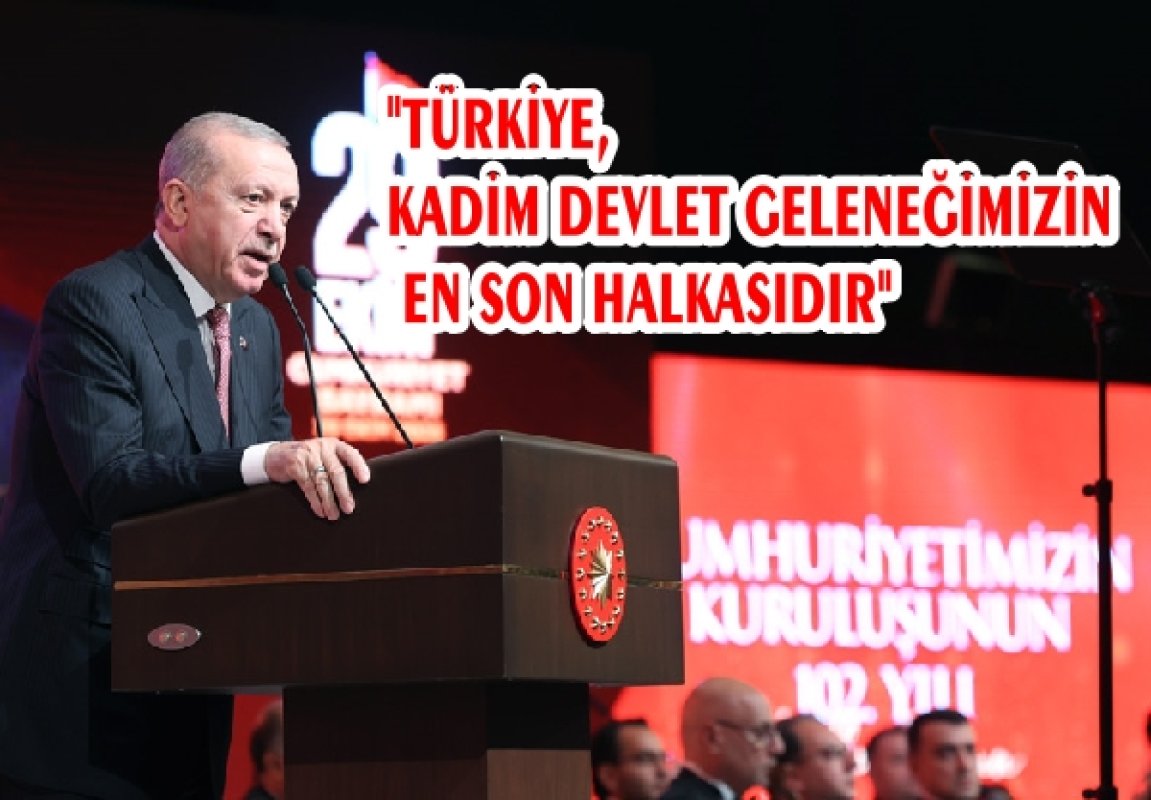 CUMHURBAŞKANI  "EN BÜYÜK DAYANAĞIMIZ MİLLETİMİZİN SARSILMAZ İRADESİDİR"