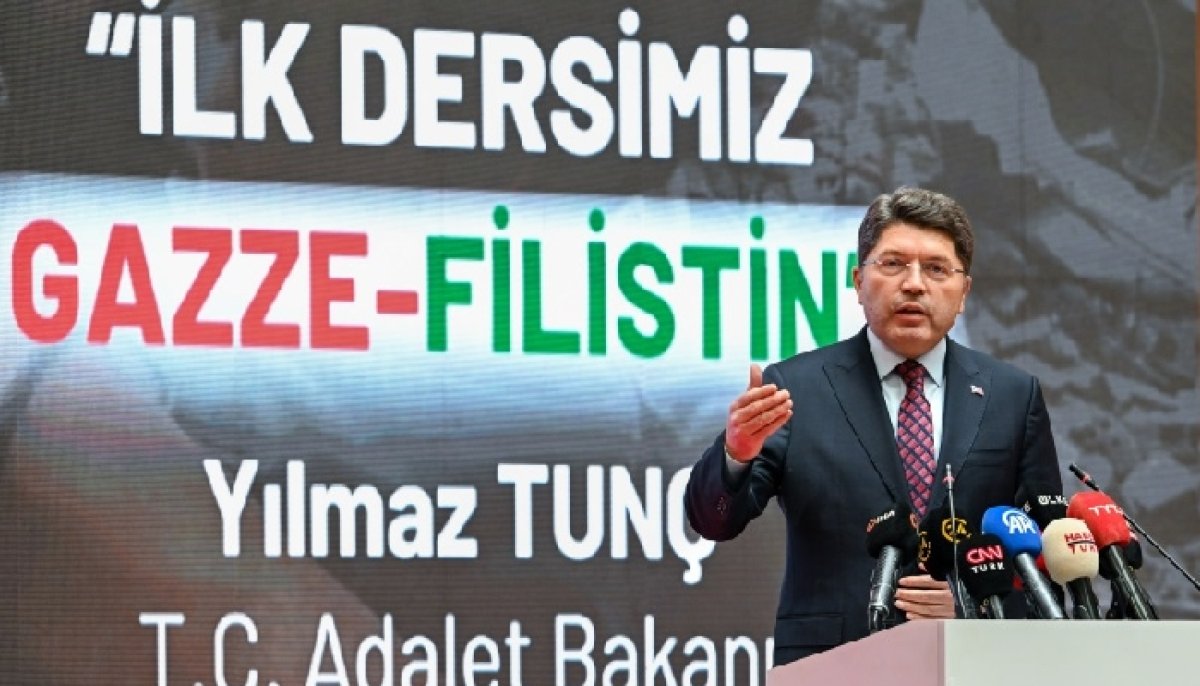 BAKAN TUNÇ;ULUSLARARASI HUKUK KARARLARI KAĞIT ÜZERİNDE KALDI 