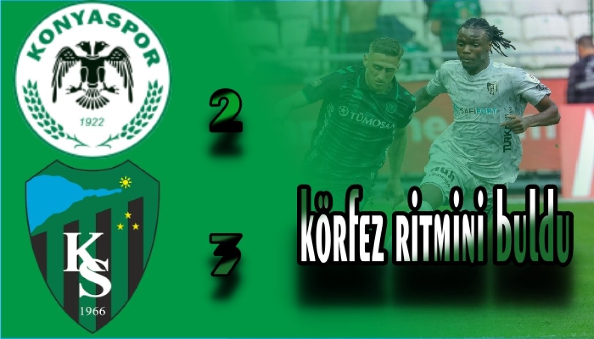 KONYA'DA KOCAELİSPOR FIRTINASI ESTİ 