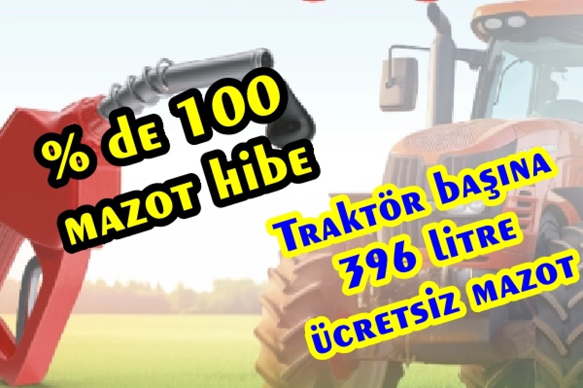 Çiftçiye Bedava Mazot Müjdesi! Traktör Başına 400 Litre Hibe Desteği 