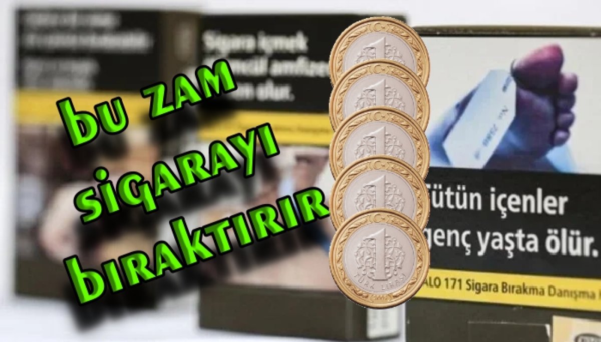 Sigara Fiyatlarına Zam Geldi