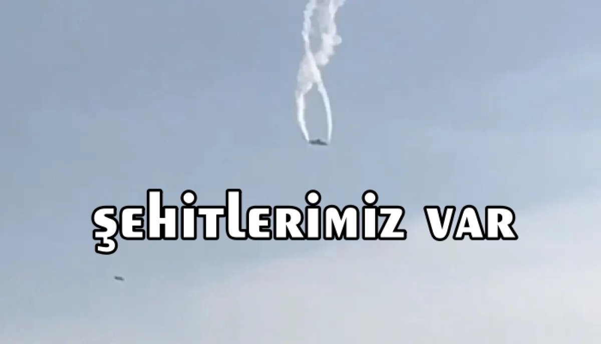 ASKERİ UÇAK DÜŞTÜ