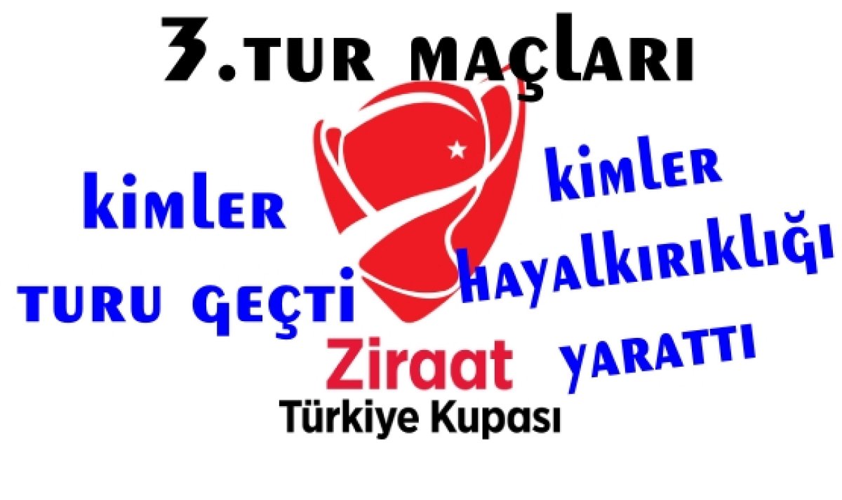 Ziraat Türkiye Kupası 3. Turunda Sürpriz Sonuçlar! İşte Toplu Sonuçlar